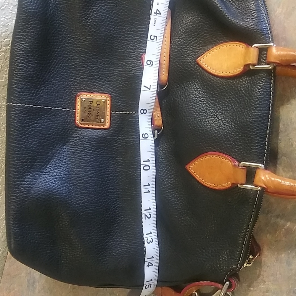 Dooney & Burke Dillen pebbled leather satchel - Picture 8 of 13